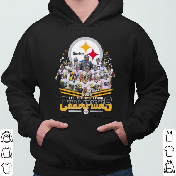 Pittsburgh Steelers 2020 Afc North Division Champions Signatures shirt 3