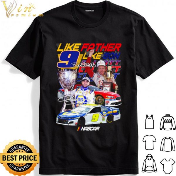 Like Father like Bill Elliott Nascar shirt 1