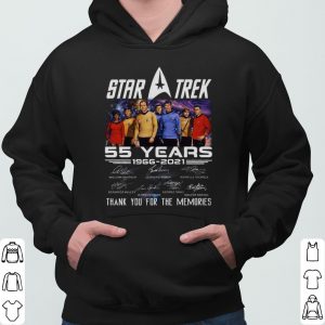 Star Trek 55 Years 1966 2021 Thank You For The Memories Signature shirt 5