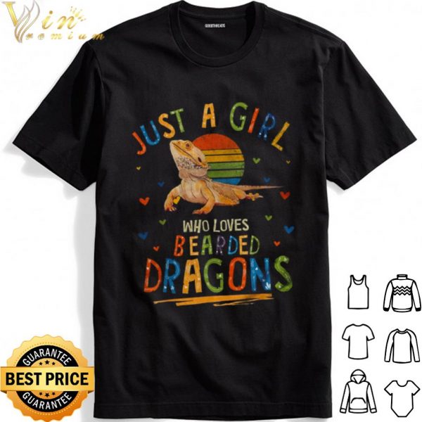 Just A Girl Who Loves Bearded Dragons shirt 1