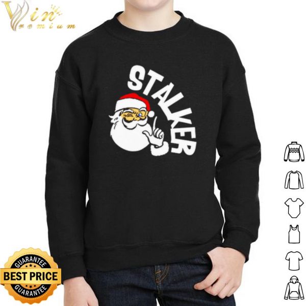 Santa Stalker Christmas shirt 2