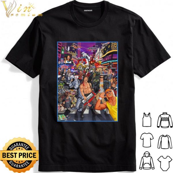 A tribute to 80s pop culture shirt 1