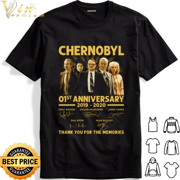 Chernobyl 01st Anniversary 2019 2020 thank you for the memories shirt 1