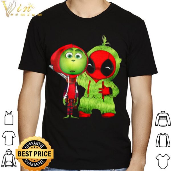 Baby Grinch And Baby Deadpool shirt 1