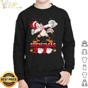 Chicken Dabbing Hat Santa 2020 Toilet Paper Covid 19 Christmas shirt 4