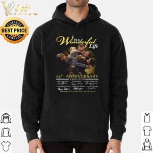 It's A Wonderful Life Anniversary Thank The Memories Signatures shirt 5