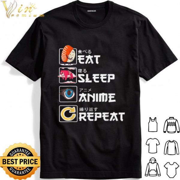 Eat Sleep Anime Repeat hoodie 1