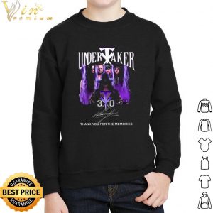 The Undertaker 30 Thank you for the memories Signature shirt 4