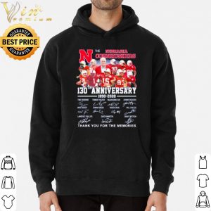 The Nebraska Cornhuskers Anniversary Signature Thank The Memories shirt 5