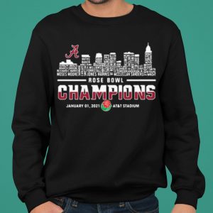 Alabama Crimson Tide Rose Champions January shirt 4