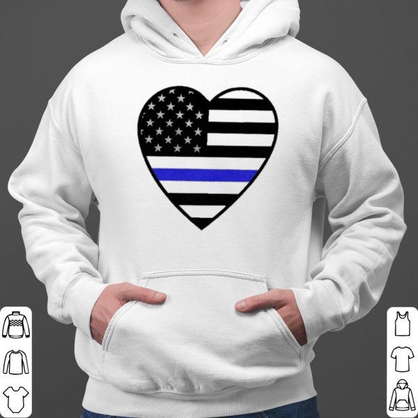Heart Thin Blue Line shirt 3
