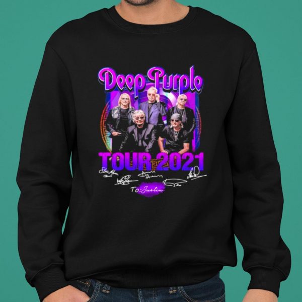 Deep Purple Tour 2021 signatures shirt 2