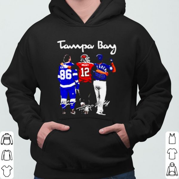 Tampa Bay Nikita Kucherov Tom Brady And Randy Arozarena Fiends Signature shirt 3