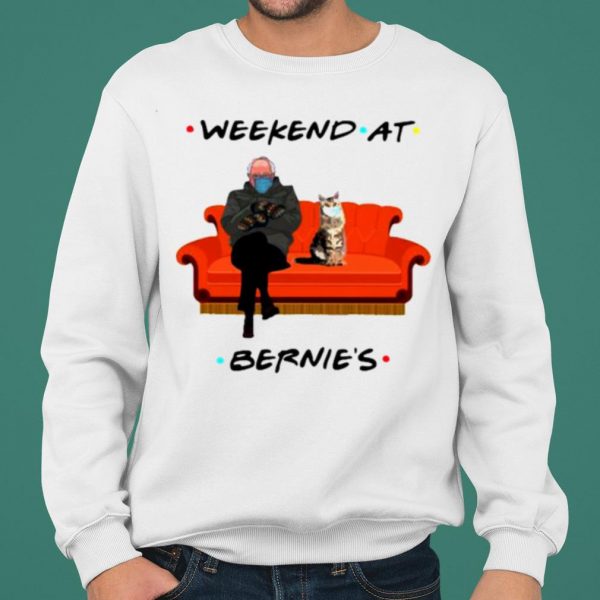Bernie Sanders And Cat Weekend At Bernie's shirt 2