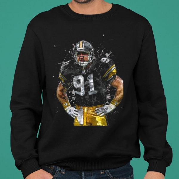 Pittsburgh Steelers Football Player 91 Nfl Playoffs shirt 2