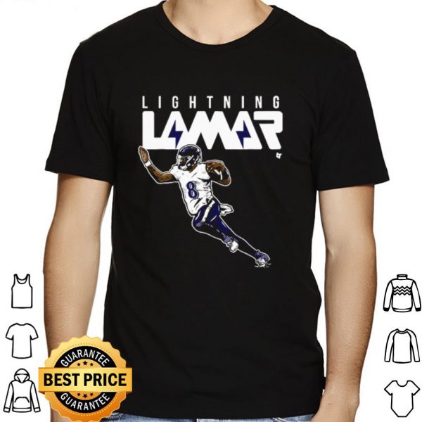 Lightning Lamar Baltimore Ravens shirt 1