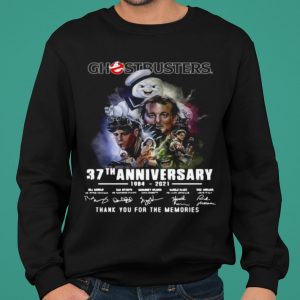 Ghostbusters 37th Anniversary Thank You For The Memories Signature shirt 4