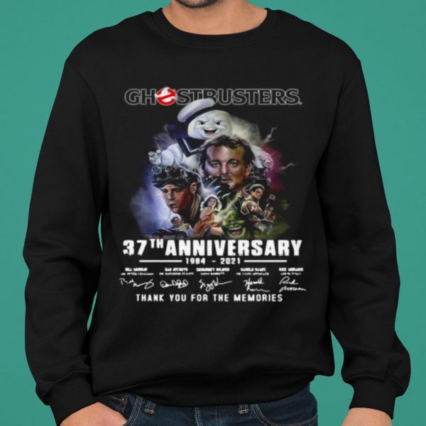 Ghostbusters 37th Anniversary Thank You For The Memories Signature shirt 2