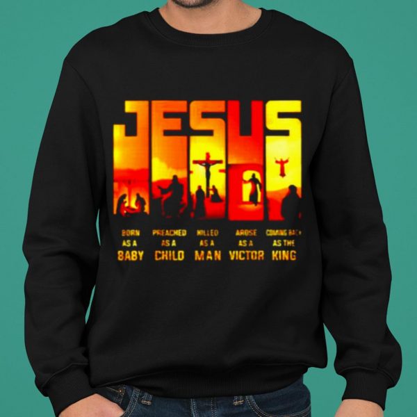 Jesus As Baby Child Man Victor King shirt 2