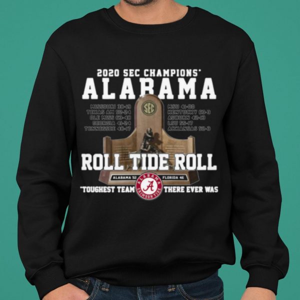 2020 Sec Championship Alabama Crimson Tide Roll Tide Roll shirt 2