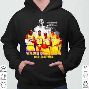 Kobe Bryant We Promise You Well Continue Your Legacyman Signature shirt 5