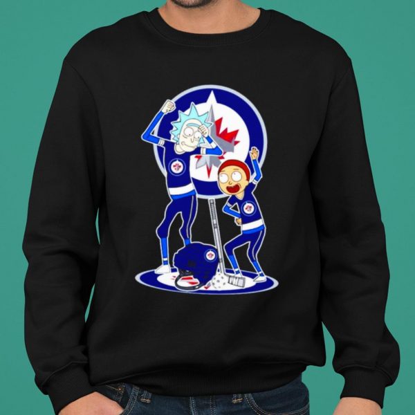 NHL Winnipeg Jets Rick and Morty shirt 2