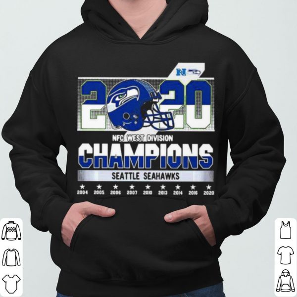 Seattle Seahawks 2020 NFC West Division Champions shirt 3