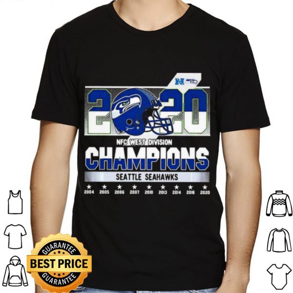 Seattle Seahawks 2020 NFC West Division Champions shirt 1