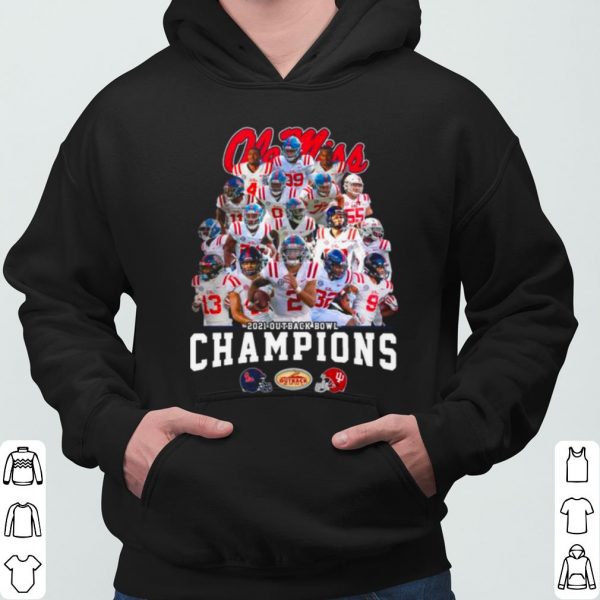 Ole Miss Football 2021 Outback Bowl Champions shirt 3