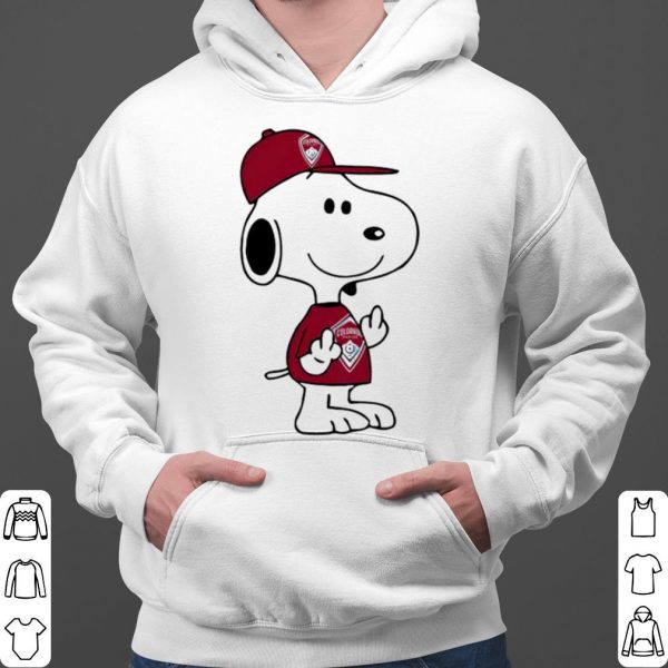 Snoopy Colorado Rapids MLS Double Middle Fingers Fuck You shirt 3