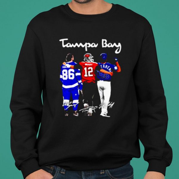 Tampa Bay Nikita Kucherov Tom Brady And Randy Arozarena Fiends Signature shirt 2