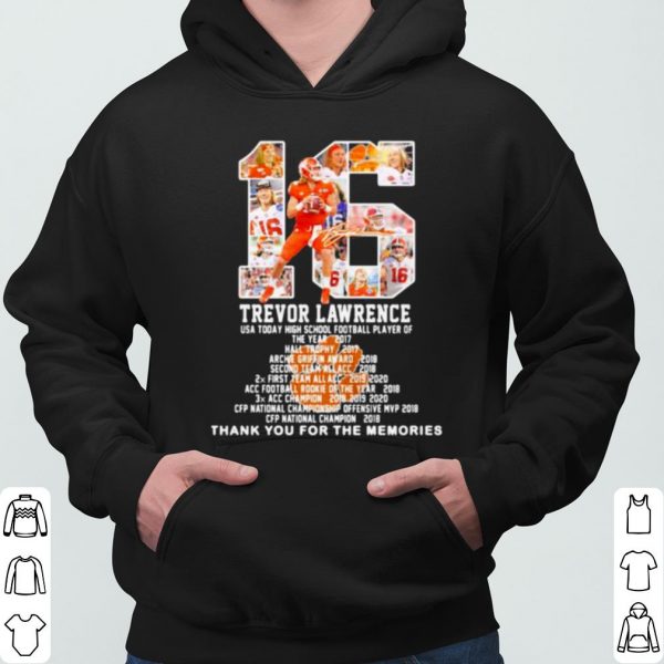 Trevor Lawrence Usa Today High School Football Player Of Year 2017 shirt 3