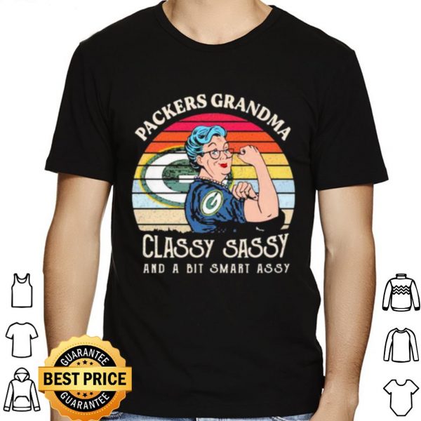Packers Grandma Classy Sassy And A Bit Smart Assy Vintage shirt 1