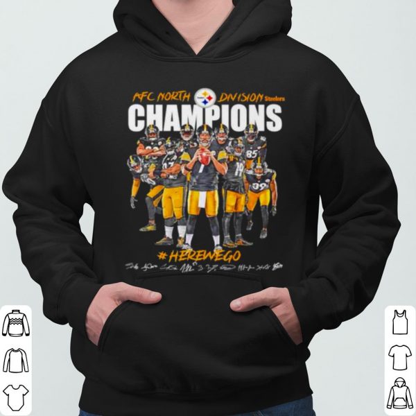 Pittsburgh Steelers 2020 Afc North Division Champions Here We Go shirt 3