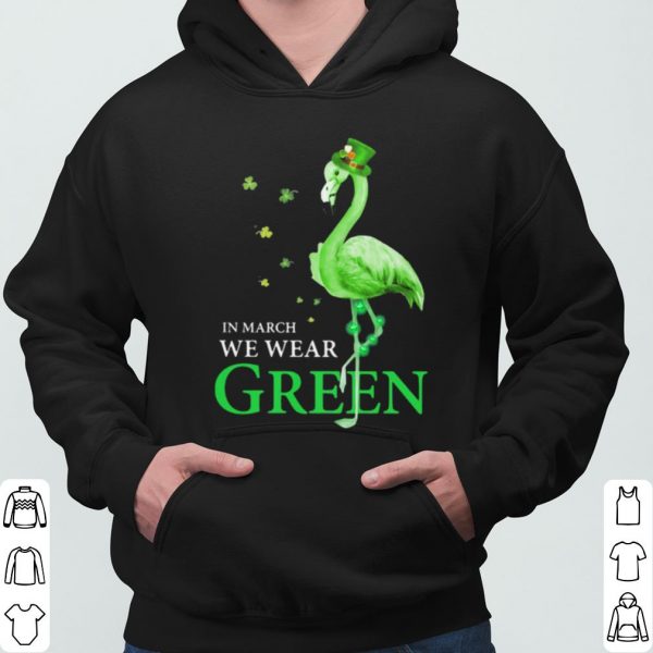 In March We Wear Grean Crane shirt 3