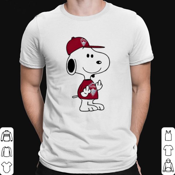 Snoopy Colorado Rapids MLS Double Middle Fingers Fuck You shirt 1