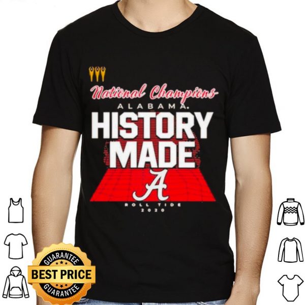 History Made Alabama 2021 National Championship shirt 1