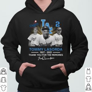 Los Angeles Dodgers Tommy Lasorda 1927 2021 Thank Memories Signature shirt 5