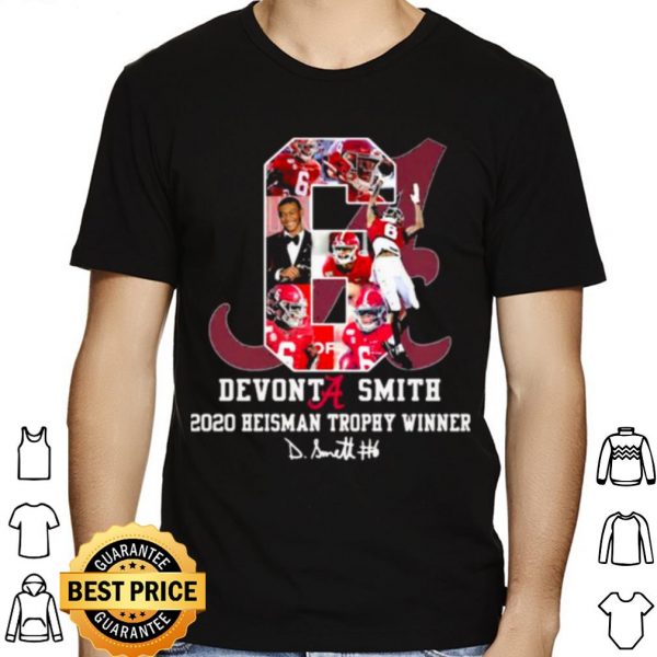 Devonta Smith 2020 Heisman Trophy Winner Signature shirt 1