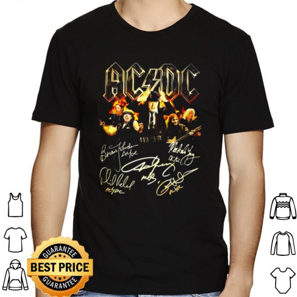 Signature Acdc Members shirt 1