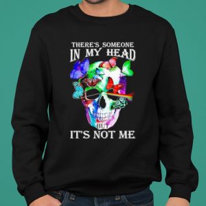 Dark Side Skull There's Someone In My Head But It's Not Me shirt 4