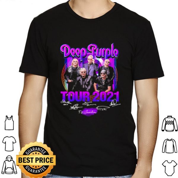 Deep Purple Tour 2021 signatures shirt 1