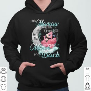 Flamingo This Mama Loves Her Grandkids To The Moon And Back shirt 5