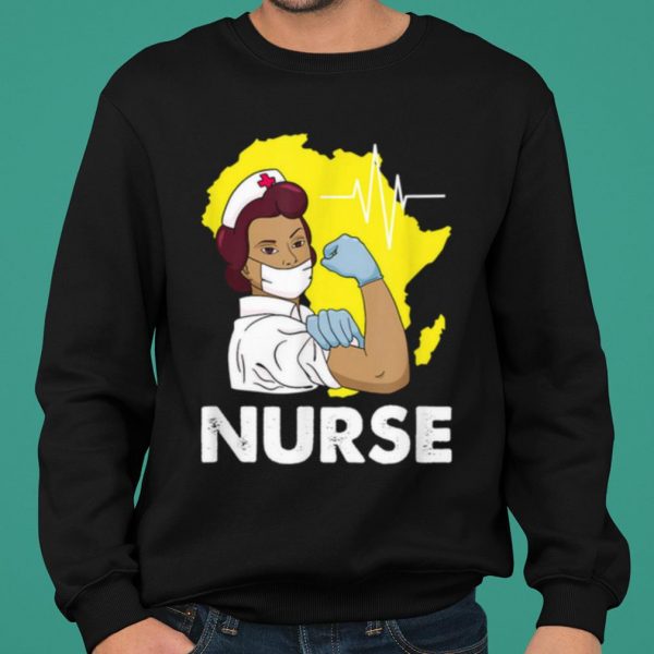 Nurse African American Nursing Practitioner Melanin Apparel shirt 2