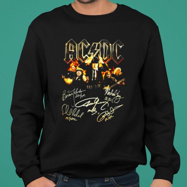 Signature Acdc Members shirt 2