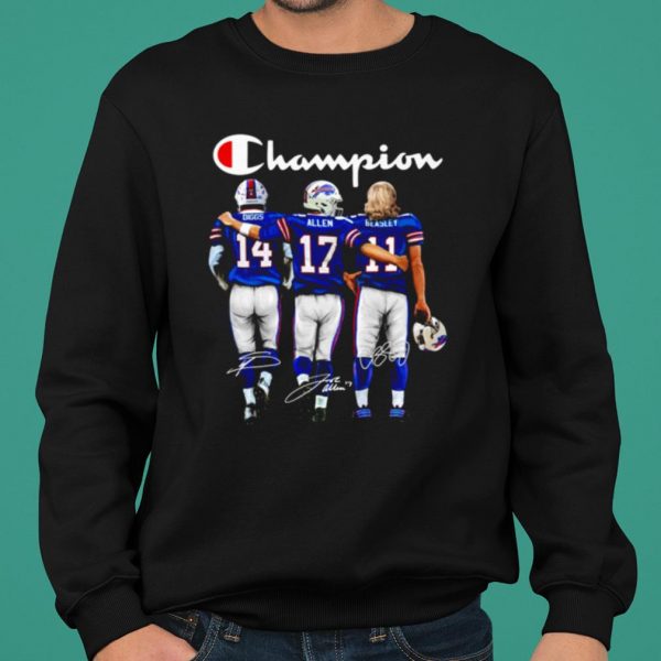Buffalo Bills Champion Diggs Allen Beasley Signature shirt 2