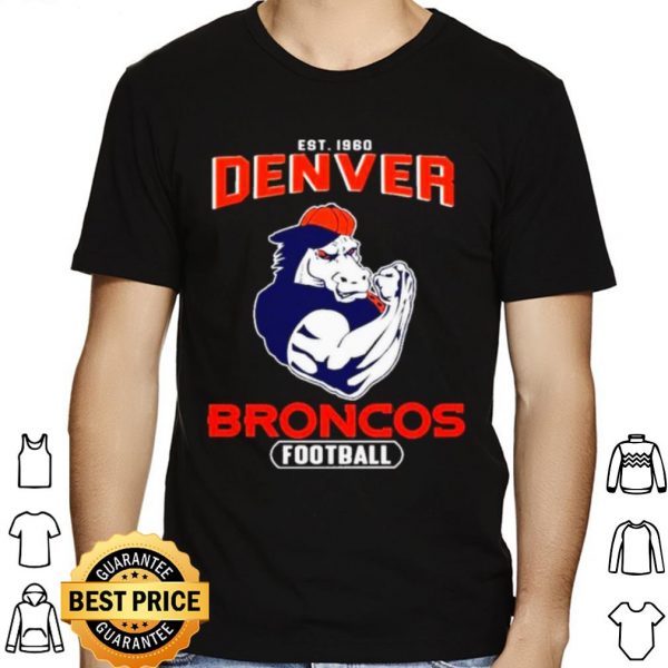 Est.1960 Denver Broncos Football shirt 1