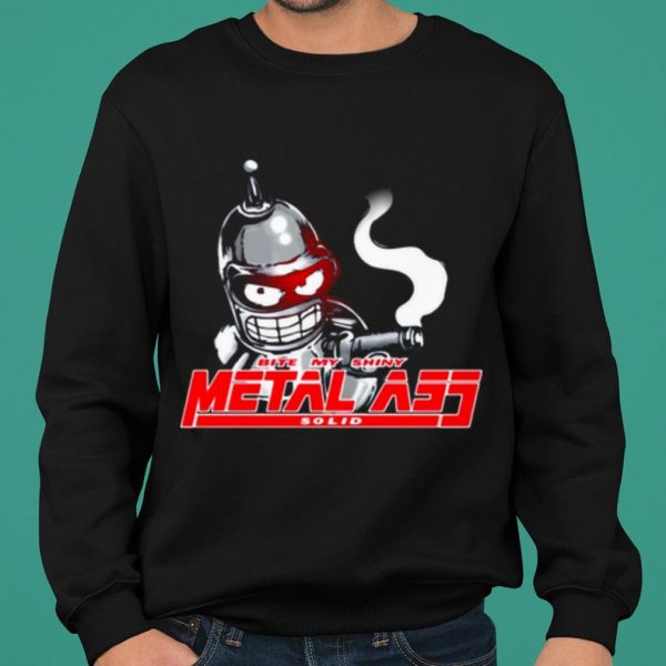 Metal Ass Bite My Shiny Solid shirt 2