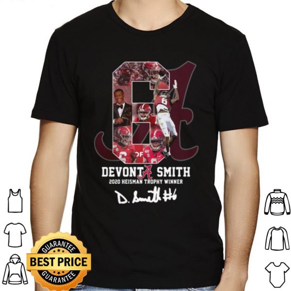 6 Devonta Smith 2020 Heisman Trophy Winner Signature shirt 1