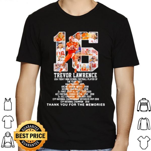 Trevor Lawrence Usa Today High School Football Player Of Year 2017 shirt 1